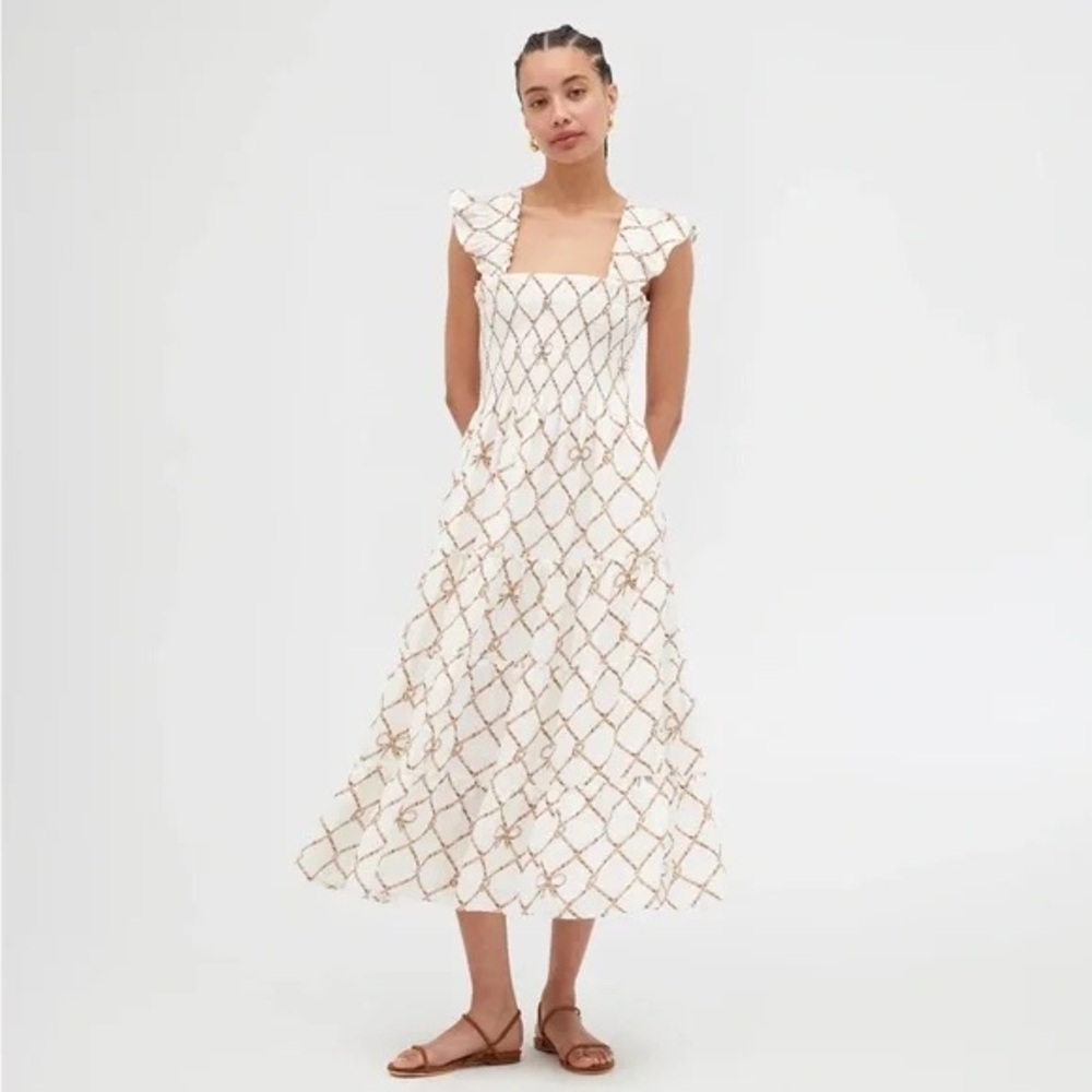 Hill House Ellie Nap Dress in Nautical Trellis Size Small SOLD OUT